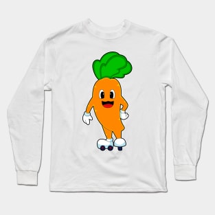 Carrot Roller skates Inline skating Long Sleeve T-Shirt